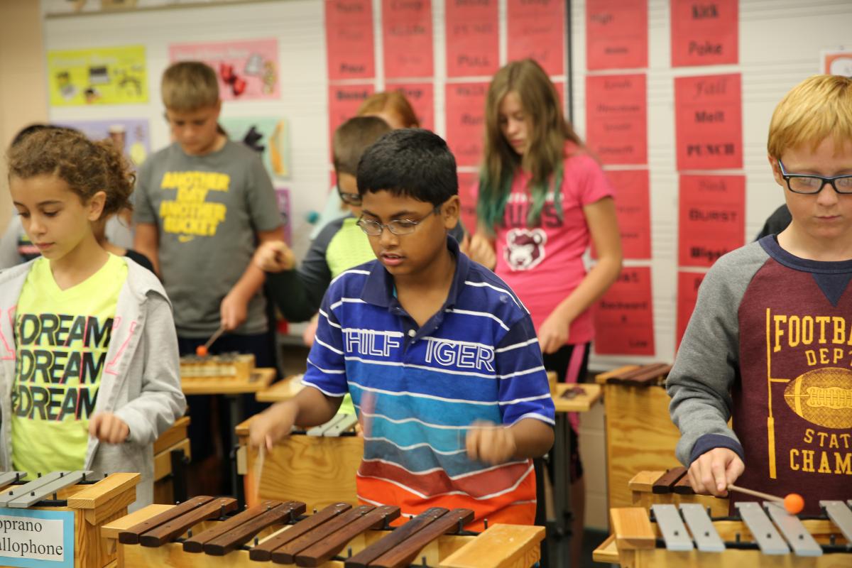 Northpoint Elementary School music class
