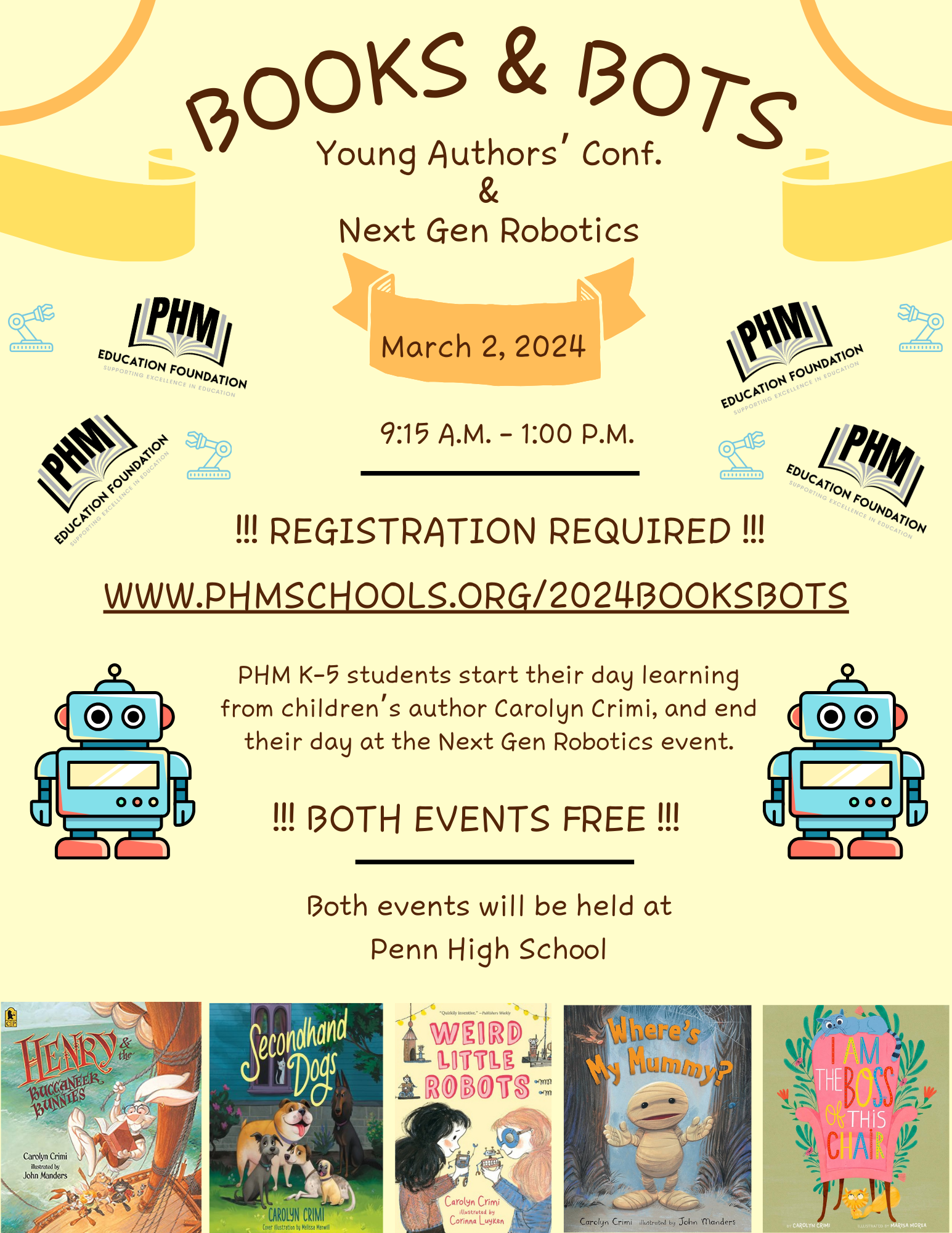 2024 Young Authors' Conference, Books & Bots PennHarrisMadison