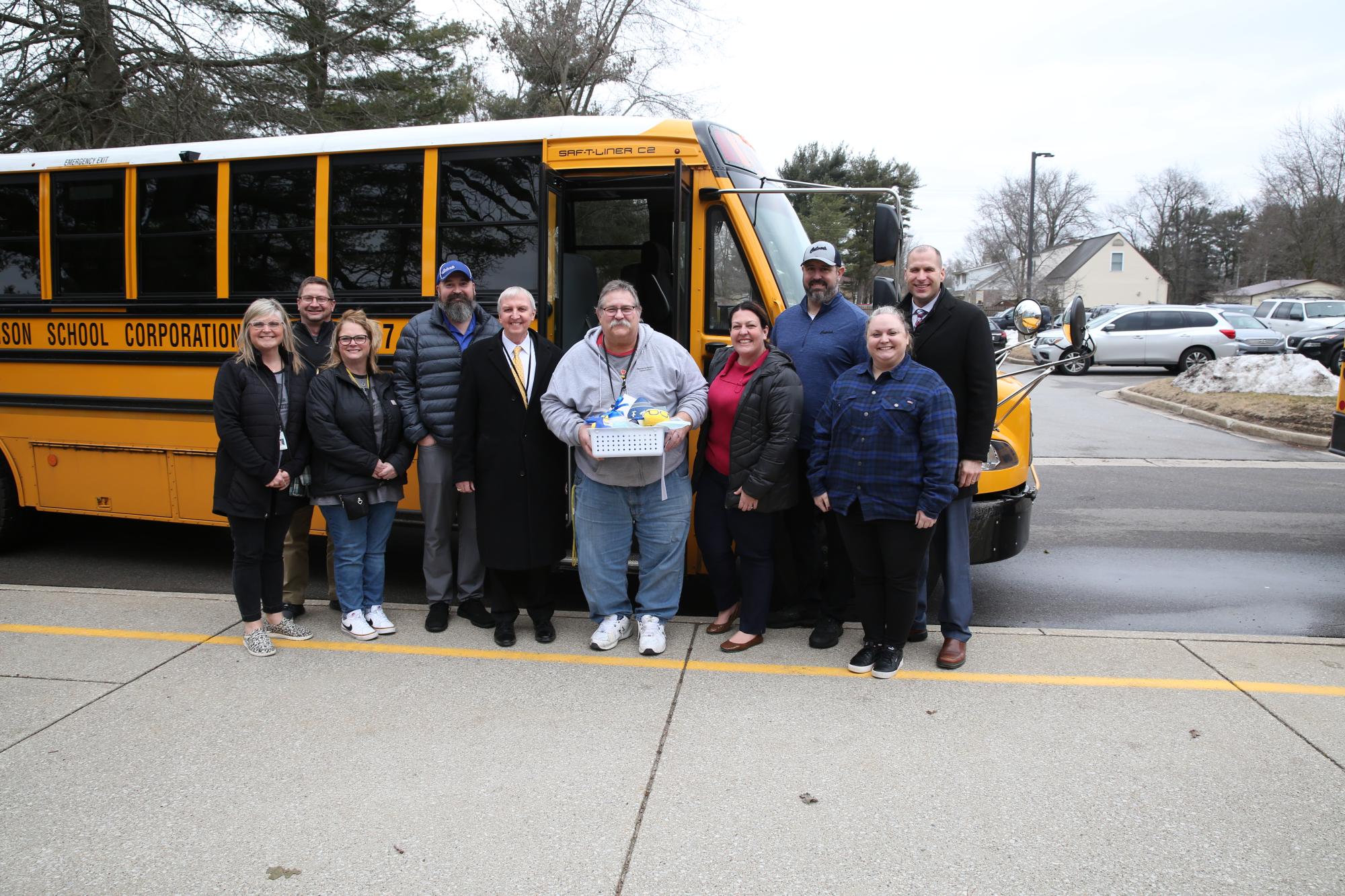 Greg Trytko named as the inaugural Culver's Bus Driver of the Month