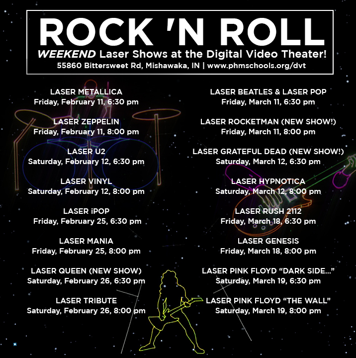 Laser sales show schedule