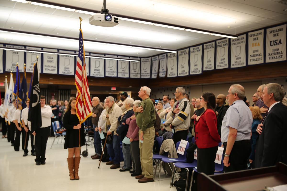 Schmucker Veterans Day program