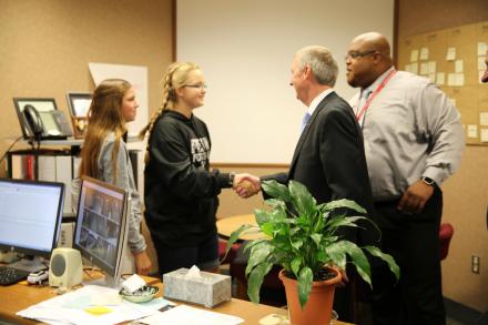 First Day of School Visits: Grissom Middle School