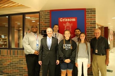 First Day of School Visits: Grissom Middle School