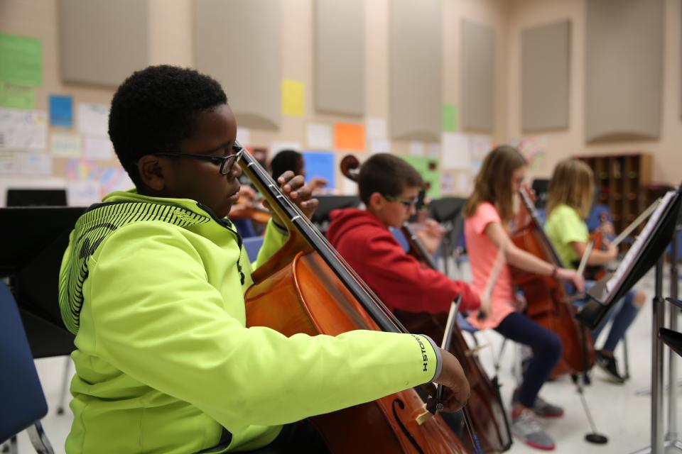 Grissom orchestra students