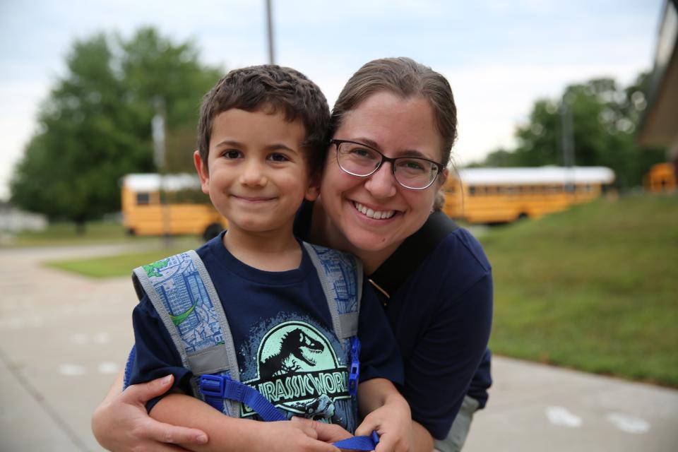 First Day of Kindergarten at Prairie Vista