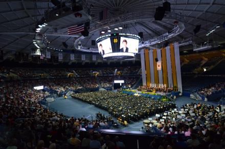 Commencement 2018 at Notre Dame's Purcell Pavilion