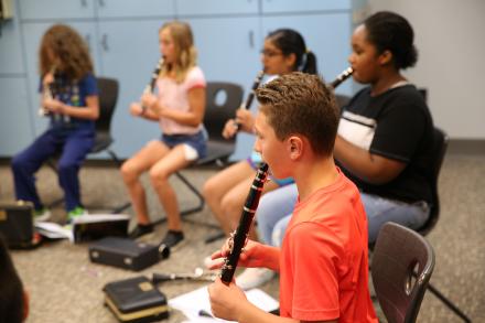 Middle school music instrument selection