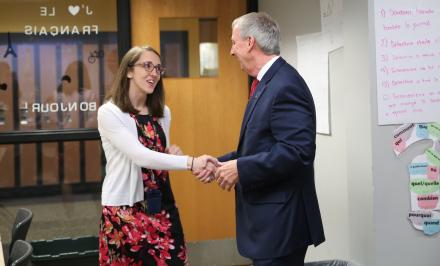 P-H-M Secondary Teacher of the Year Jeanie Mitchell