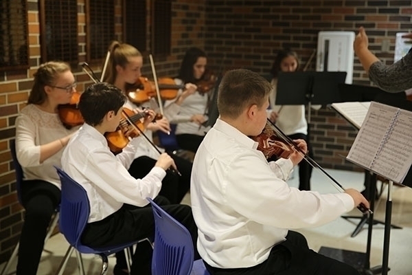 Schmucker band students