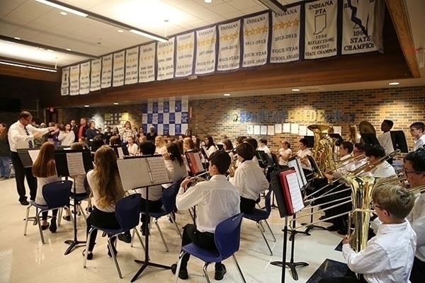 Schmucker orchestra students
