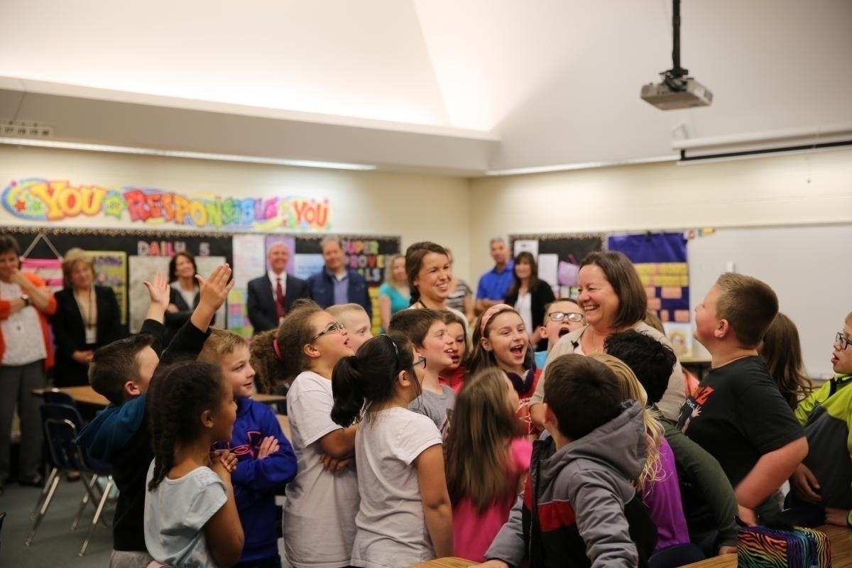 Mrs. Cerney & students