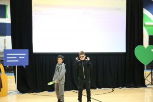 Schmucker students playing "Guess my Password" game