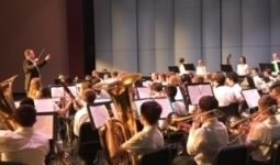 one of Schmucker's Band performing at ISSMA