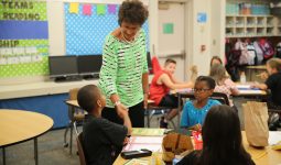 Congresswoman greets Walt Disney student