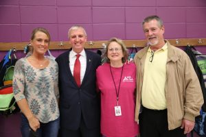 Diane's daughter Sarah Dezenzo, Dr. Jerry Thacker, Diane Dyer, and her husband Sam Dyer