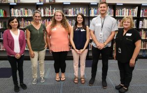 Schmucker: Danielle Cortez (Science), Kristen Hills (Band), Anna Irons (Math 8, Geometry, Algebra 2), Catherine Moxness (7th and 8th grade Math), Reid Rohrbacher (Business), Carla Wisler (6th and 7th grade Choir) (Not Pictured: Allison Chrise, Exceptional Education)