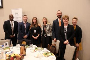 Penn administrative staff: Derrick White, John Westra, Rachel Fry, Beth Zachary, Josiah Parker, Pam Hunsberger, and Jennifer Dunderman