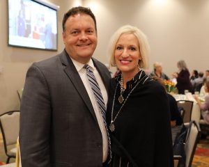 Pres./CEO St. Joseph Health System Chad Towner with wife Nicole Towner