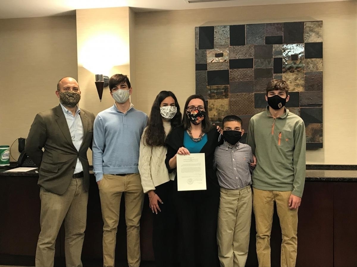 Clare Roach and family