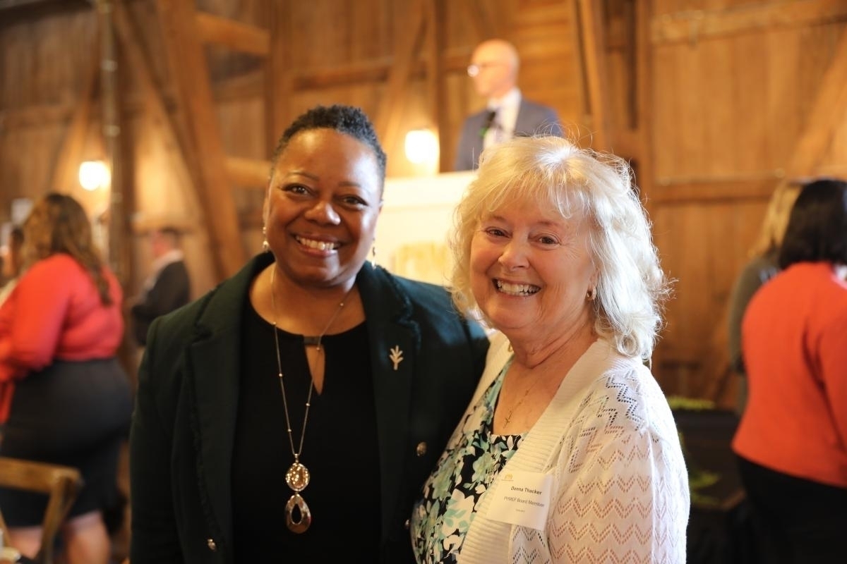 Ivy Tech Chancellor Dr. Tia Robinson-Cooper and Mrs. Donna Thacker
