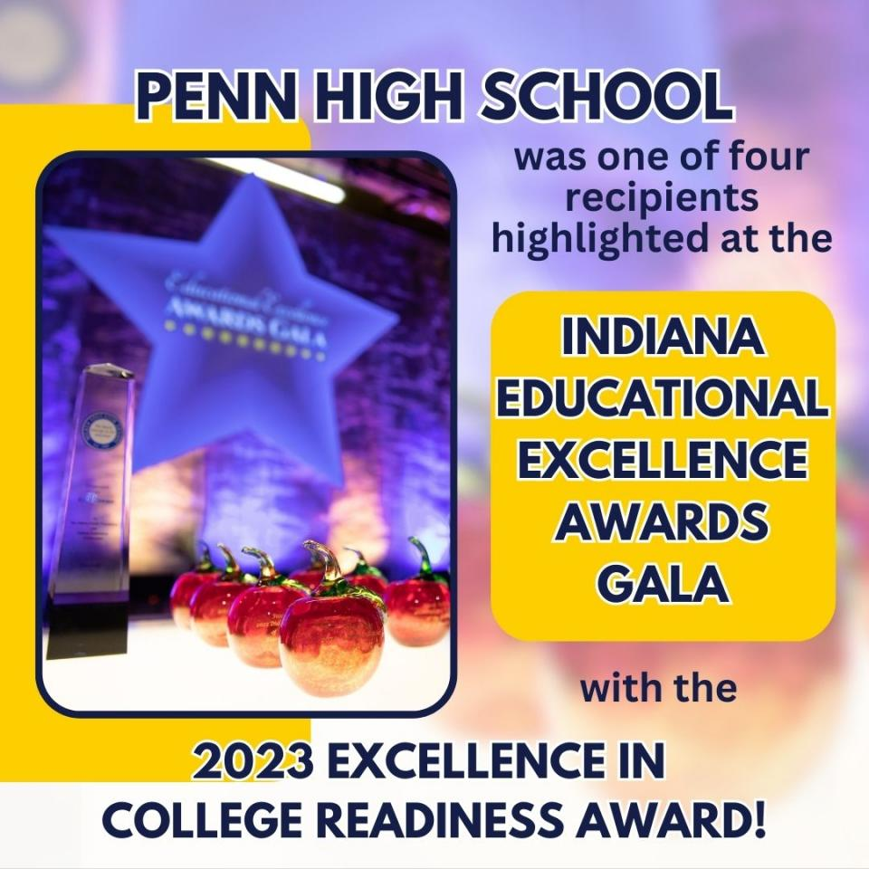 Penn Wins IDOE Excellence in College Readiness Award & $250,000