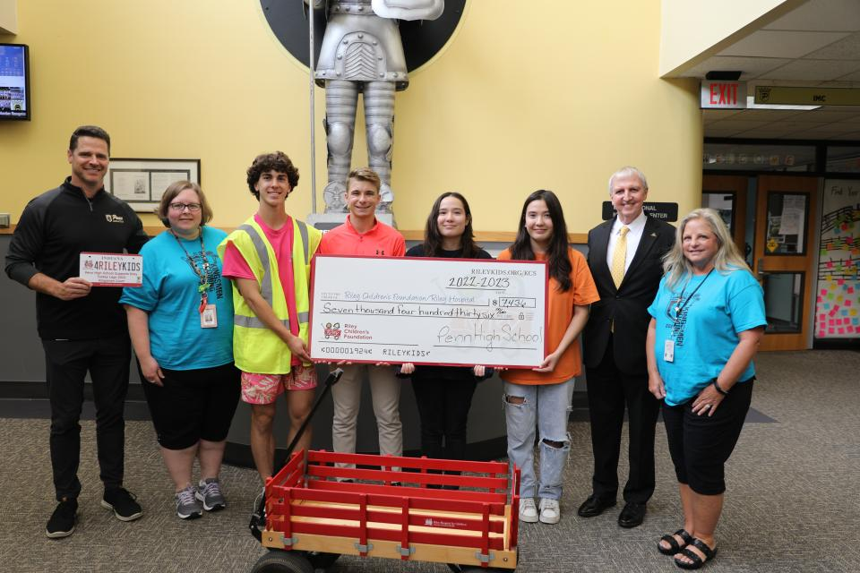 Penn High School Honored as a Riley Hospital “Red Wagon Sponsor”