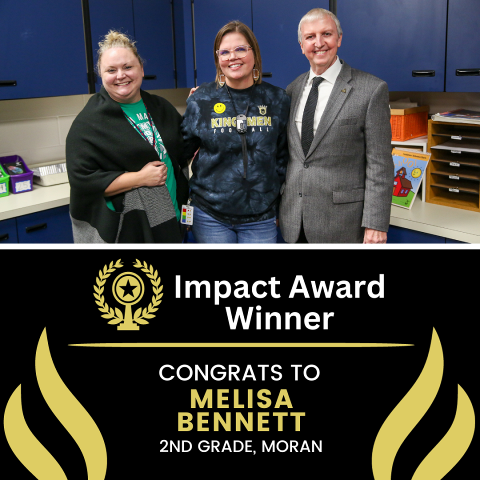 Moran Teacher Receives Latest Impact Award
