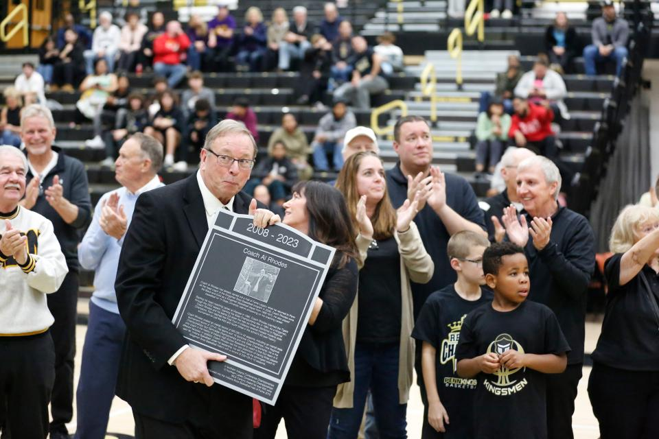 Al Rhodes Kingsmen Court Unveiling