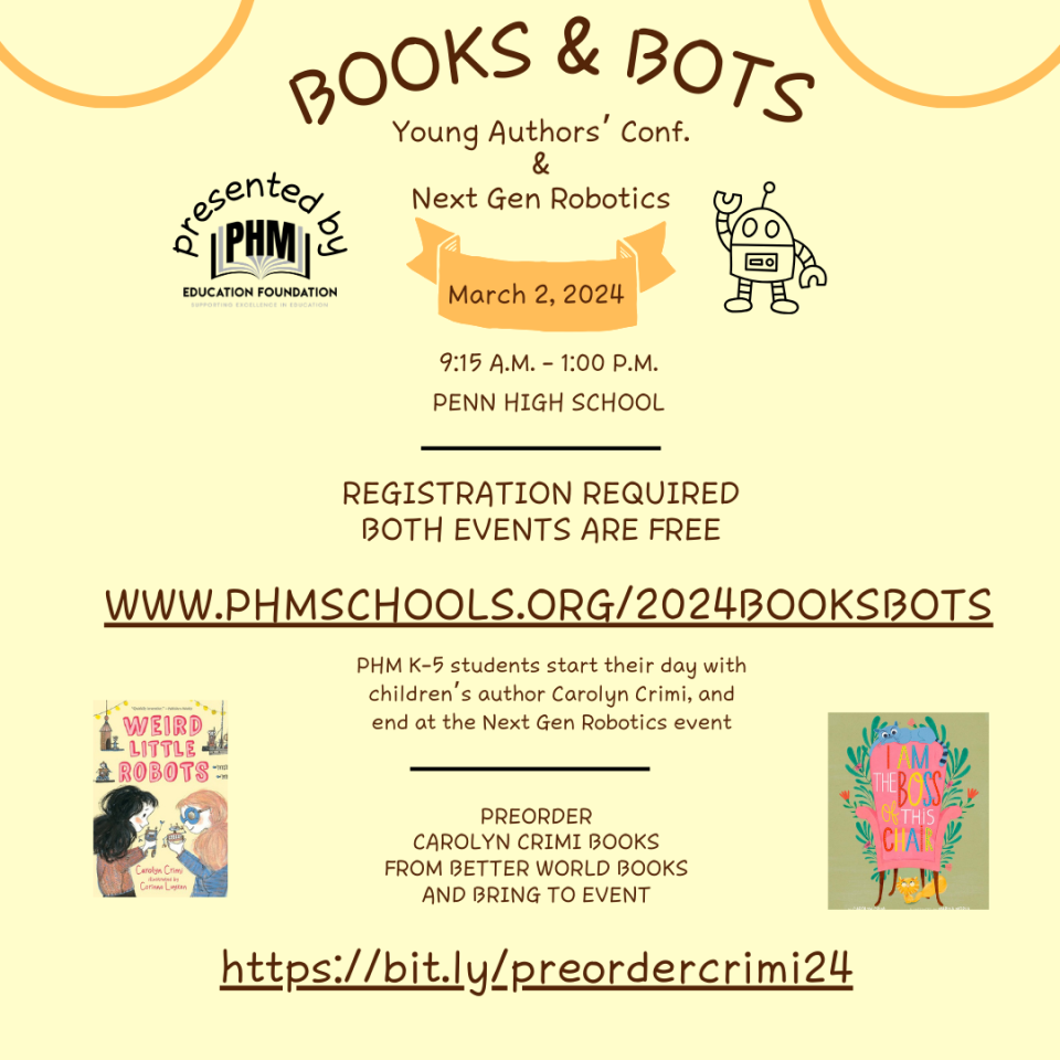 2024 Young Authors' Conference, Books & Bots