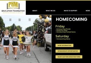 PHMEF Website Screenshot
