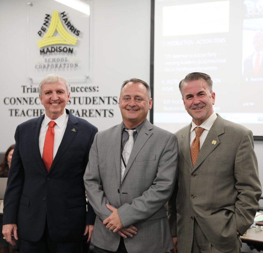 Dr. Jerry Thacker, Dr. Tom Keeley, & Chris Riley