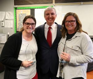 Grissom Impact Awards-Michelle Treber and Kelsey Baich