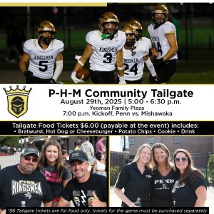 This Friday, Aug. 29, 2025: P-H-M Community Tailgate Party