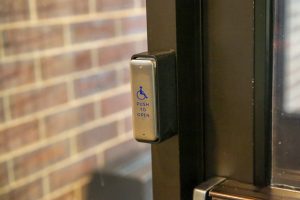 ADA compliant doors at Penn High School