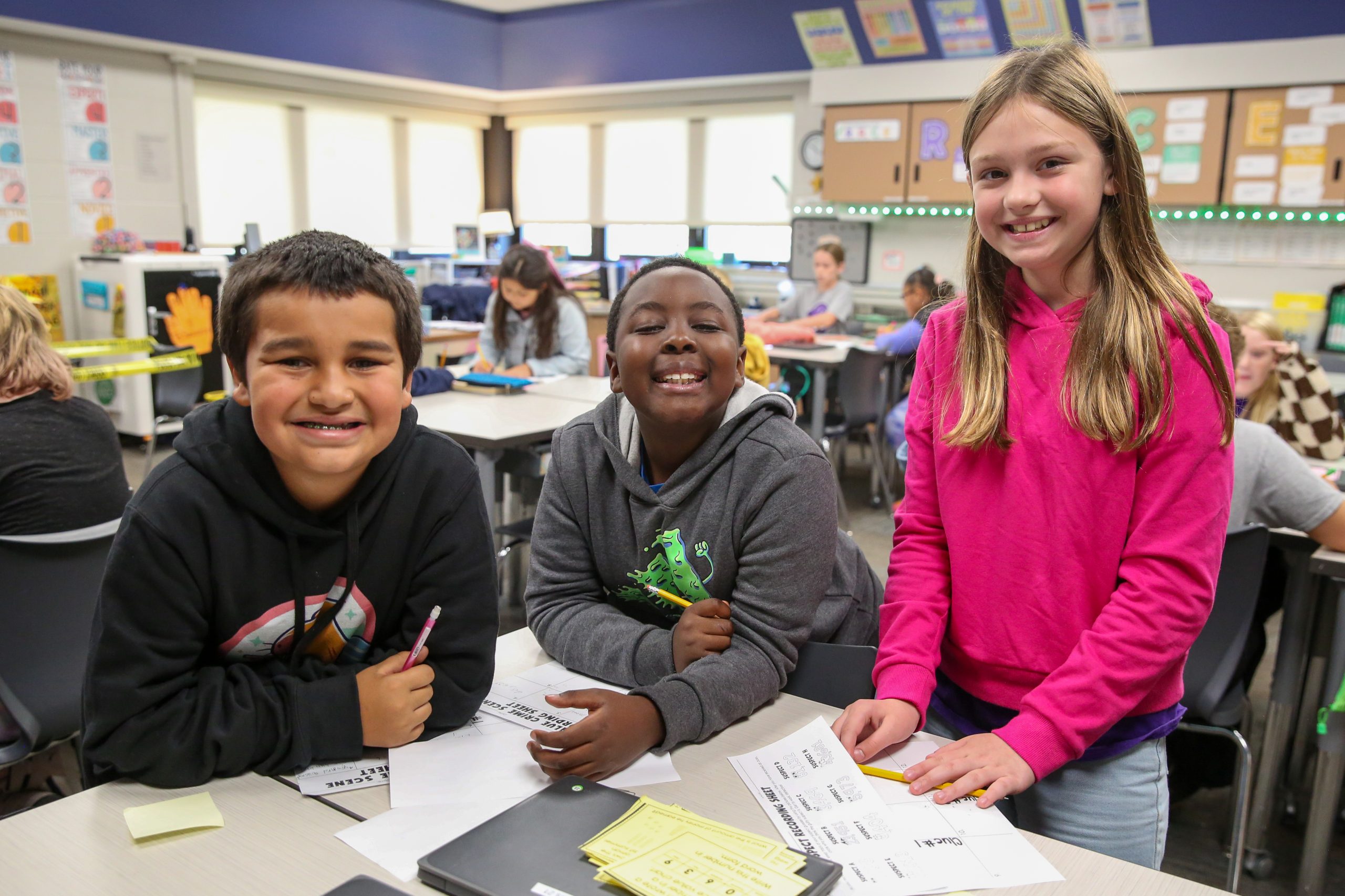 students in classroom
