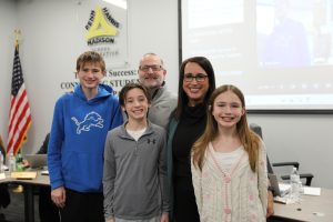 Lindsay Helman-Cass with her family