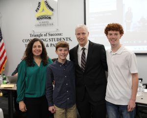 Gary Gardner with his family