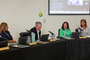 Members of PHM School Board during a meeting