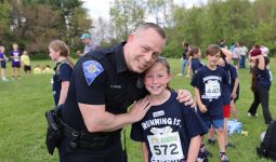 Running is Elementary: SB Police officer with his daughter, runner for Walt Disney