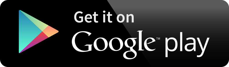 Google play app icon on phone screen