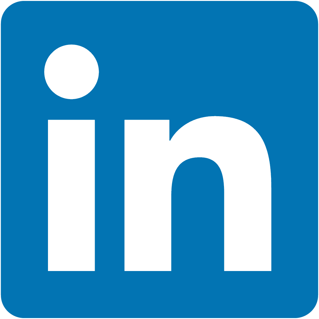 The iconic LinkedIn logo, a symbol of professional networking.